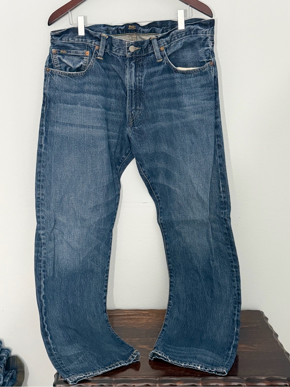 Polo by Ralph Lauren Men’s Medium Blue Straight-Leg Jeans, 36 x 32
